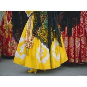  Traditional Dresses, Las Fallas Fiesta, Valencia, Spain 