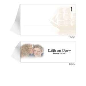  40 Photo Place Cards   Schooner Our Love