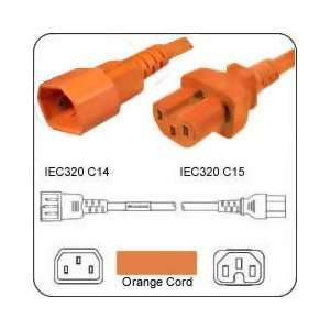  PowerFig PFC1414C1596V AC Power Cord IEC 60320 C14 Plug to 
