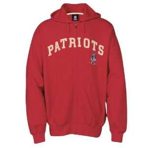  New England Patriots AFL Vintage Full Zip Hooded Jacket 