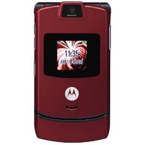 Red Motorola Razr V3M for Cricket (No Contract) ***Refurbished ONLY***