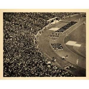  1936 Olympic Stadium French Team Athletes Riefenstahl 