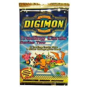  Digimon Animated Series Trading Cards Season 2 Pack Toys & Games