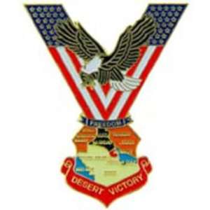  Victory Eagle Pin 1 3/4 Arts, Crafts & Sewing