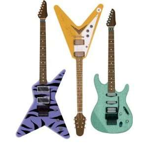  Giant Guitar Wall Decals   Set of 3