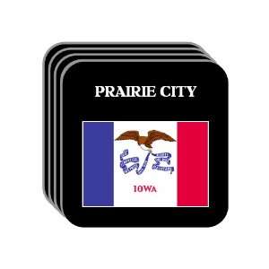  US State Flag   PRAIRIE CITY, Iowa (IA) Set of 4 Mini 