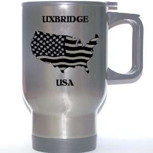  US Flag   Uxbridge, Massachusetts (MA) Stainless Steel Mug 