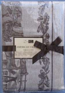 Vasi American Friendly Village Tablecloth 70 X 108 NEW  
