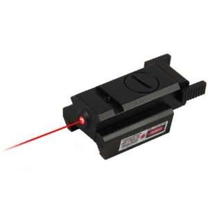  Tactical Compact Pistol Rail Red Laser Sight   Weaver Rail 
