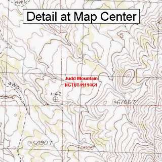   Map   Judd Mountain, Utah (Folded/Waterproof)