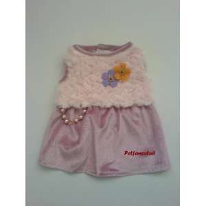  Purplish Pink Dog Dress Apparel Medium