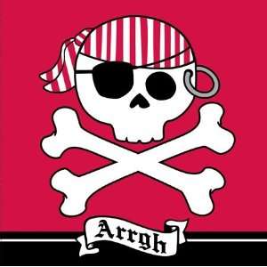 Creative Converting Pirate Parrty Arrgh Luncheon Napkins, 16 Count