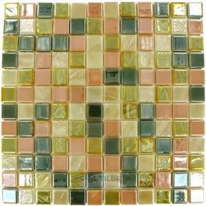  Mosaic mixes collection recycled glass tile mesh backed 