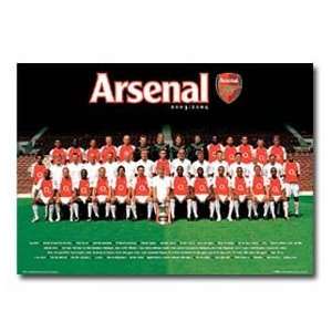  2003 2004 Arsenal FC Team Poster