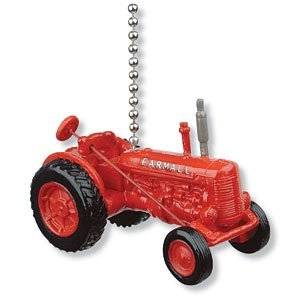 Farmall TRACTOR Ceiling FAN PULL fanpull home DECOR by Trademark 