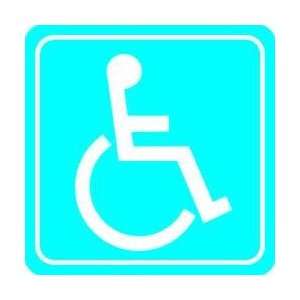 Sign,6x6,wheelchair Picto Only   BRADY  Industrial 