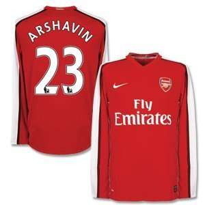    08 10 Arsenal Home L/S Jersey + Arshavin 23