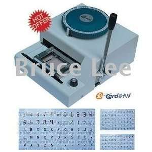    plastic pvc card embossing embosser machines Arts, Crafts & Sewing