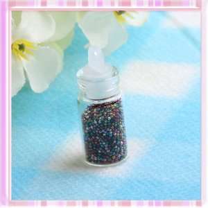   with Colorful Plastic Bead Nail Art Accessories New B0106 Beauty