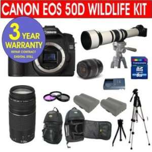 Kit with Refurbished Canon EOS 50D 15.1 Digital SLR Camera with Canon 