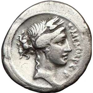  Roman Republic IMPERATOR Memmius son in law Sulla Silver 
