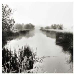  Foggy Deschutes River by Shane Settle. Size 38.00 X 38.00 