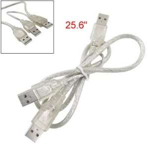  Gino USB A Type to 2 A Plug Splitter Extension Cable 25.6 