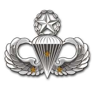  US Army Master 3 Combat Jump Wings Decal Sticker 3.8 6 