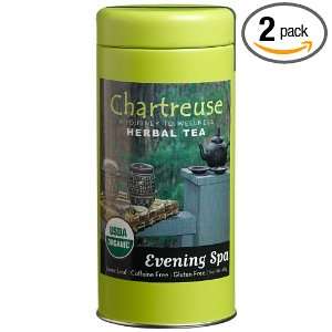 Chartreuse Organic Tea Evening Spa Organic Loose Leaf Herbal Tea, 1.41 