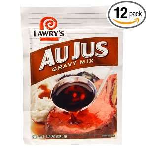 Lawrys Gravy Mix Au Jus, 1 ounces (Pack Grocery & Gourmet Food