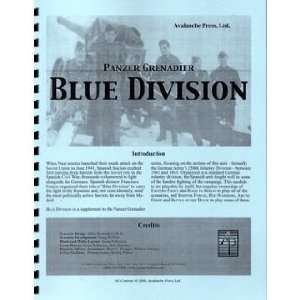  Panzer Grenadier Blue Division Toys & Games