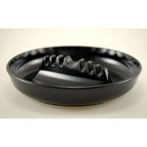  Ashtray   Plastic Round (Black)