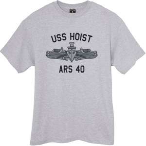 USN US Navy USS Hoist ARS 40 T Shirt Salvage Ship  