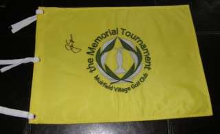 JACK NICKLAUS SIGNED The Memorial Official Golf Flag  