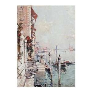 Franz Richard Unterberger   The Grand Canal, Venice Giclee Canvas 