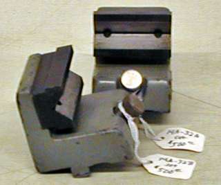 Kodak Optical Comparator Set of Vertical V Blocks  