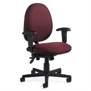   2987 Gusto Medium Back Pneumatic Multi Tilter Chair Fabric Asphalt