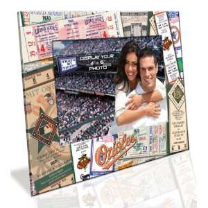  Baltimore Orioles 4x6 Picture Frame   Ticket Collage 