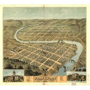   the city of Frankfort, the capital of Kentucky 1871.