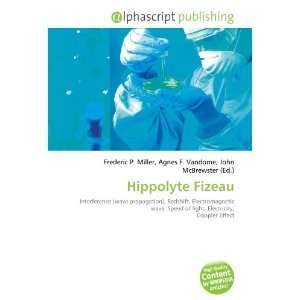  Hippolyte Fizeau (9786132732446) Books