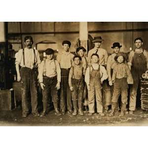   boys in Bibb Mill No. 1, Macon, Ga. Location Macon, Georgia. Home