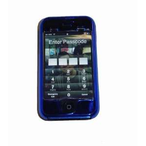  Apple Iphone 2G Crystal Case Blue Cell Phones 