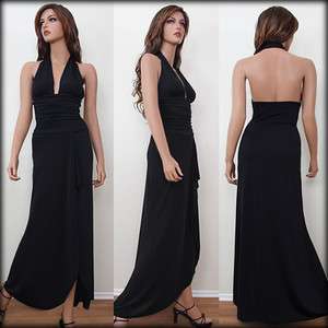   Formal Evening Maxi Long Dress Gown Party Bridesmaid USA S M L  
