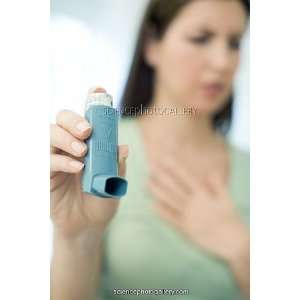 Asthma inhaler Framed Prints