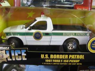 1997 FORD F 150 PICK UP US BORDER PATROL 1/18 SCALE NEW  