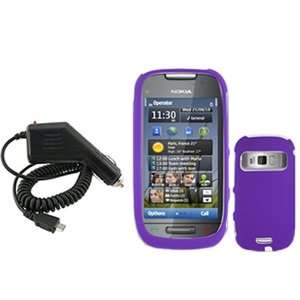  iNcido Brand Nokia C7 00/Astound Combo Rubber Purple 