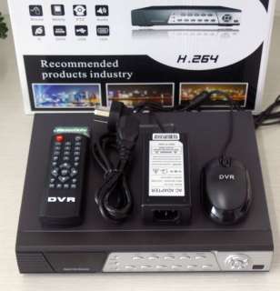 CH Remote Mobile Monitor Network DVR H.264 CCTV Surveillance 
