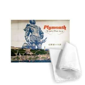 Plymouth Spirit of Drake Lives on   GWR and   Tea Towel 100% Cotton 