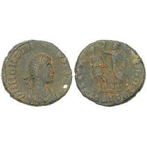  Honorius, 22 January 393   15 August 423 A.D.; Bronze AE 3 