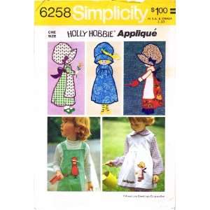 Simplicity 6258 Pattern Holly Hobbie Embroidery Transfer 